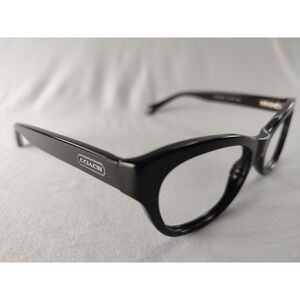 Coach HC 6045 Dahlia 5002 Black Cat Eye Eyeglass Frames 51-18-135